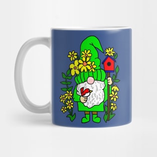 Sunflower Garden Gnome Mug